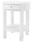 Villa & House Dakota 1-Drawer Round Side Table