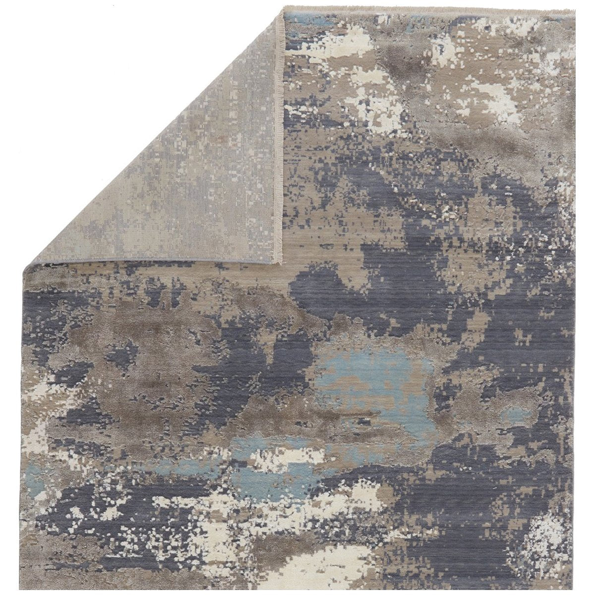 Jaipur Delmara Adriatic Abstract Gray Light Blue DLM01 Rug