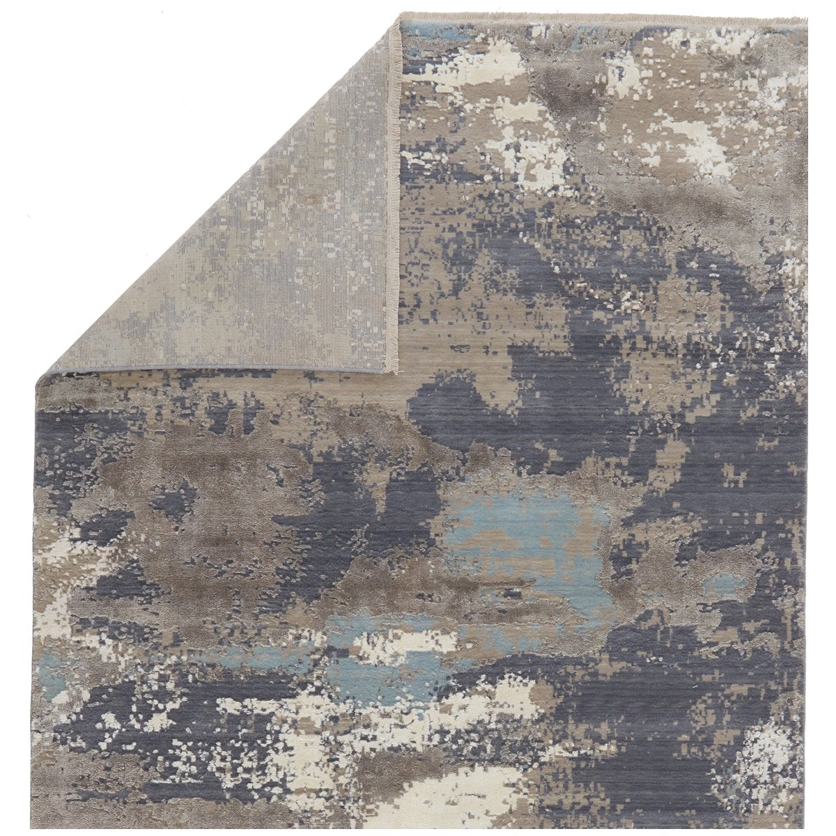 Jaipur Delmara Adriatic Abstract Gray Light Blue DLM01 Rug