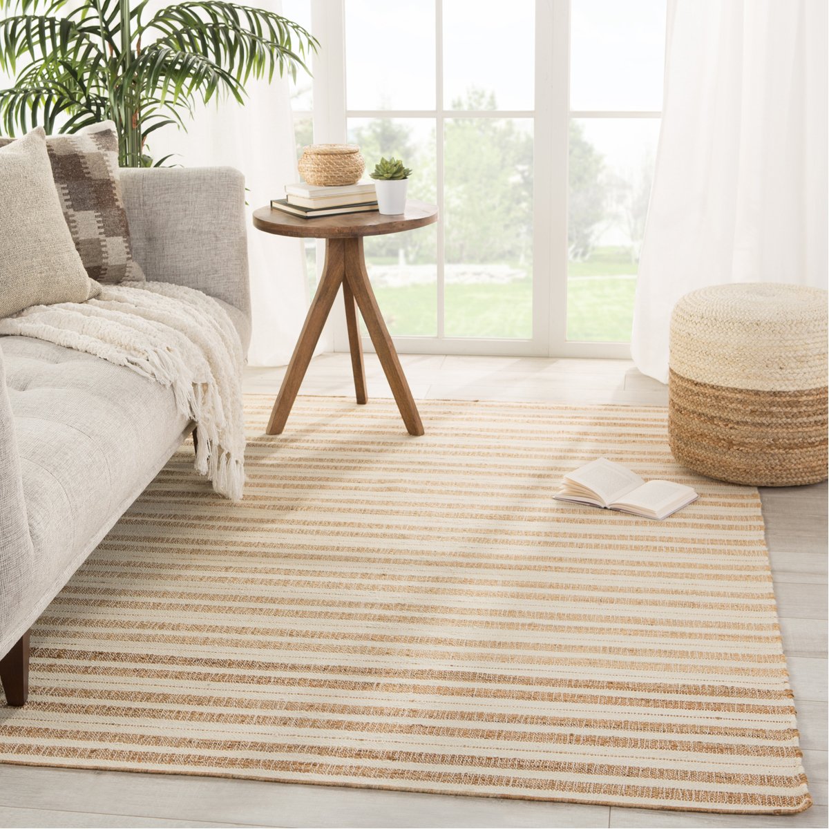 Jaipur Dorada Rey Stripes Tan Ivory DRD01 Rug