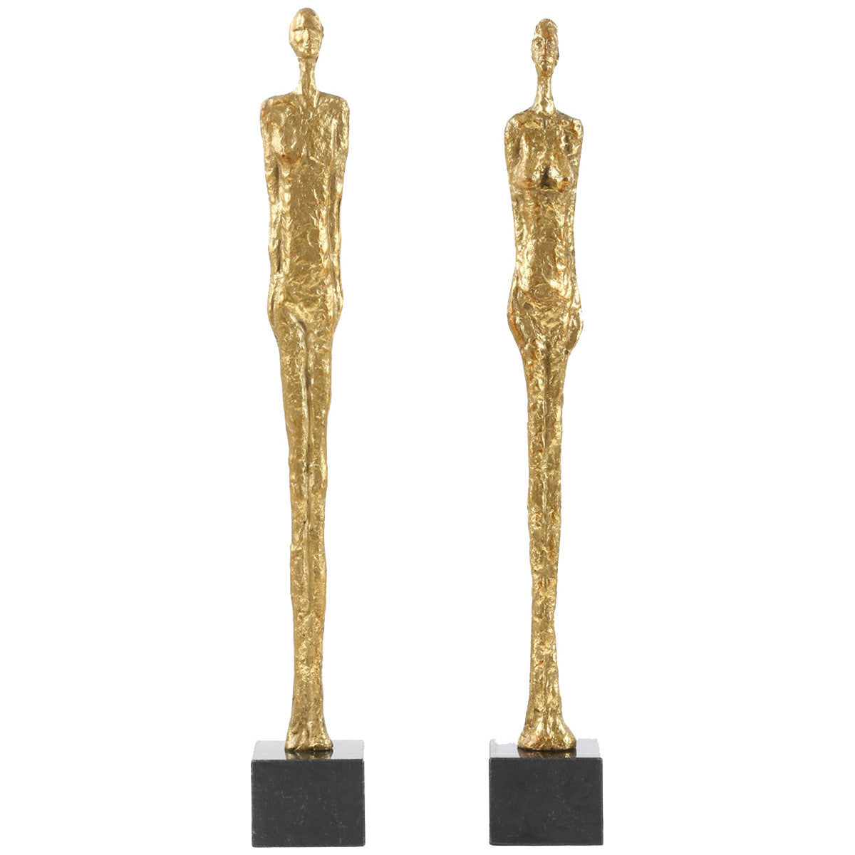 Villa &amp; House Gold Dora Mar Statue Pair