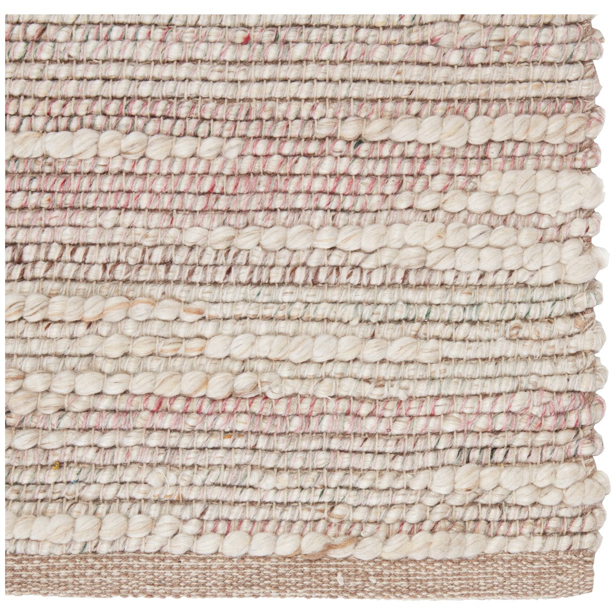 Jaipur Day Dream Sanja Solid Pink Cream DRM01 Rug