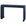 Villa & House Elina Console Table, Navy Blue