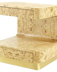 Villa & House Emil 2-Drawer Side Table - Burl