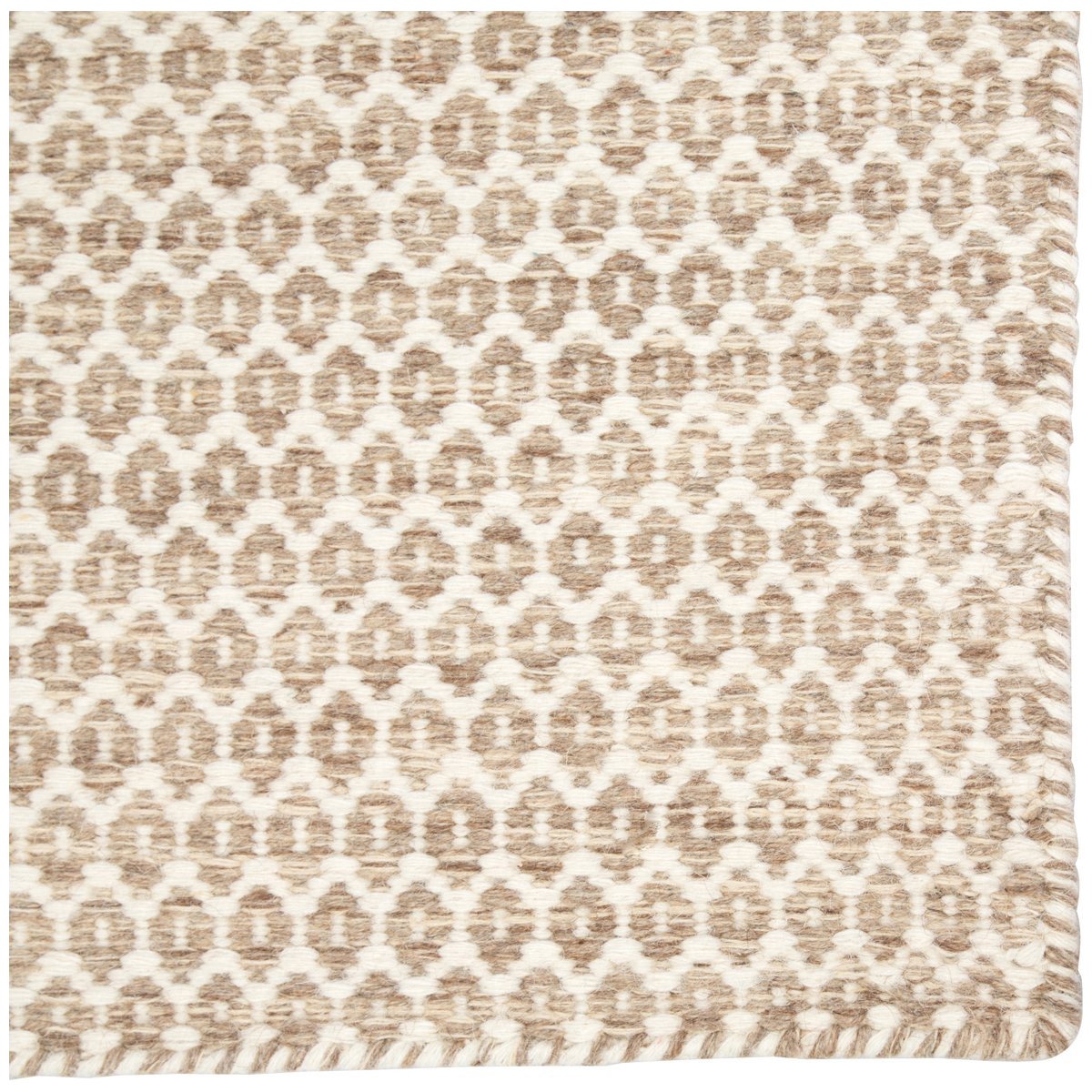 Jaipur Enclave Pompano Trellis Geometric Beige  Ivory ENC04 Rug