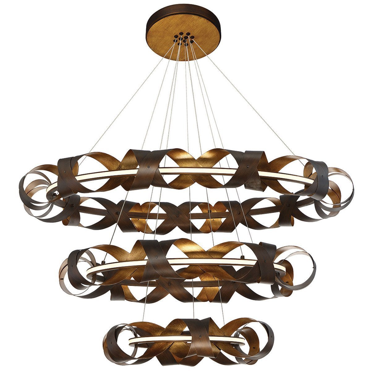 Eurofase DESIGNWL2017 Banderia Three-Tier Led Chandelier