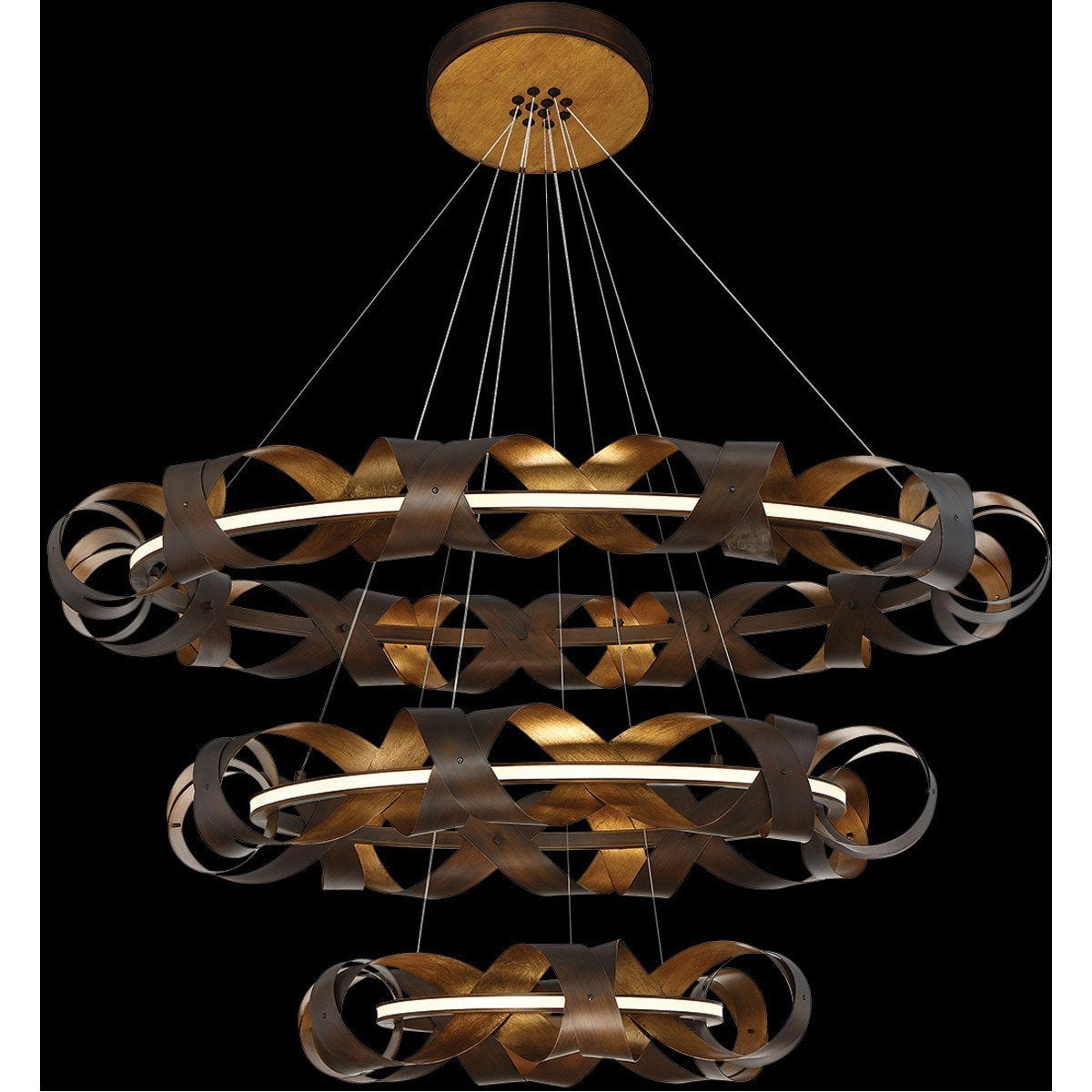 Eurofase DESIGNWL2017 Banderia Three-Tier Led Chandelier