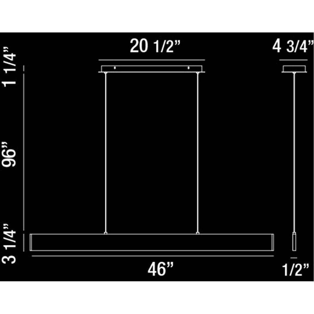 Eurofase DESIGNWL2017 Rogers Up &amp; Down Large Led Pendant