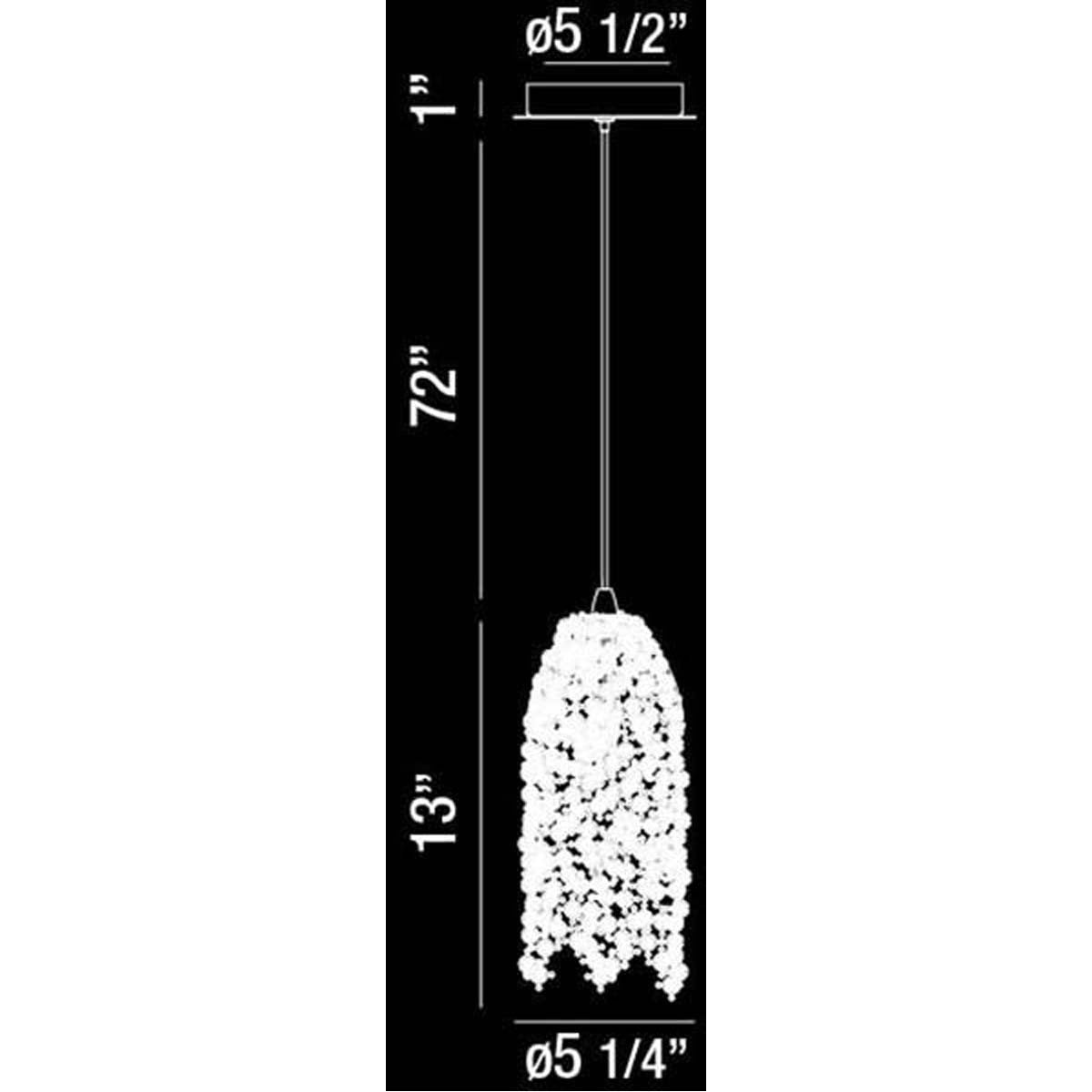 Eurofase DESIGNWL2017 Danza 1-Light Pendant