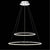 Eurofase DESIGNWL2017 Valley Medium Two-Tier Led Pendant