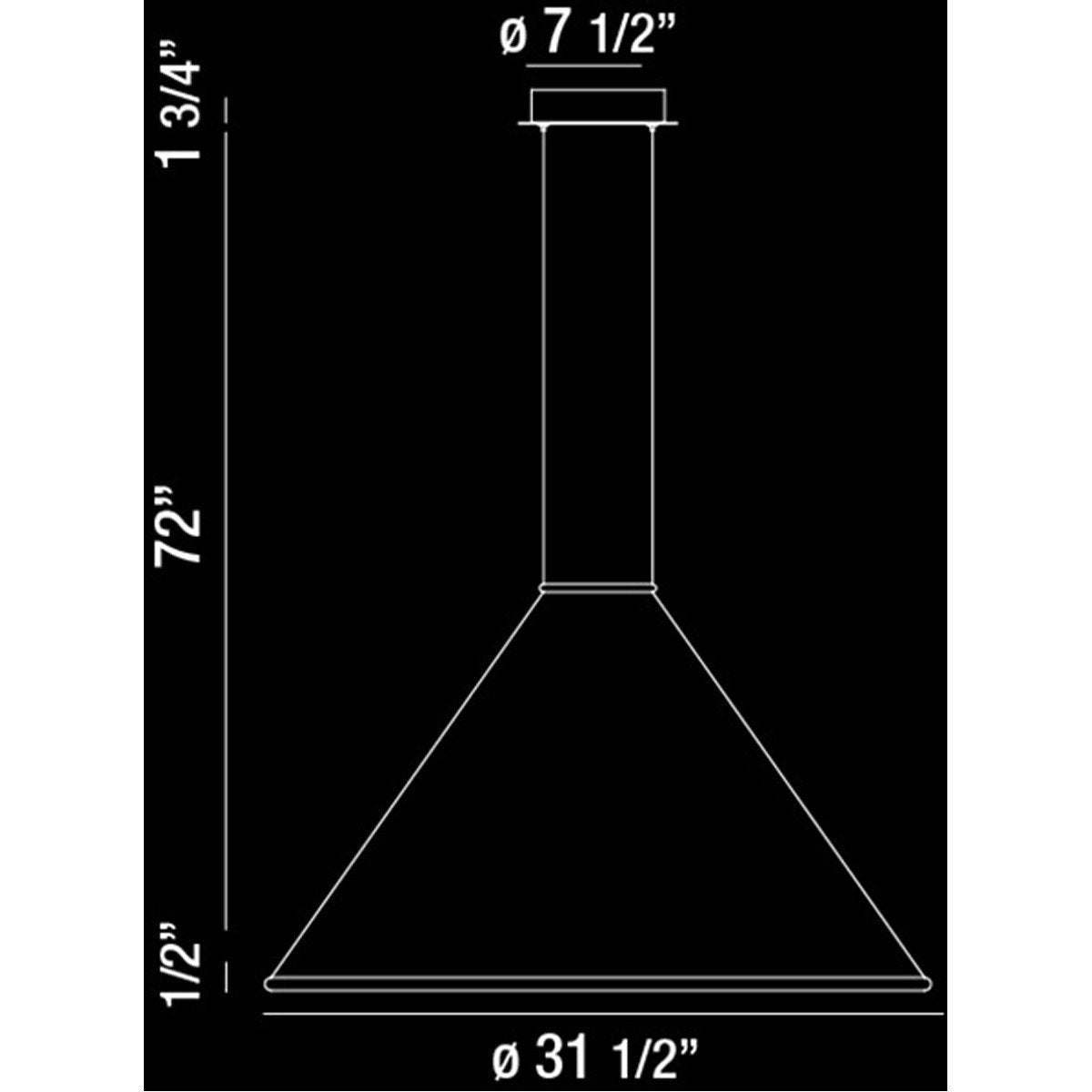 Eurofase DESIGNWL2017 Valley Large Led Pendant