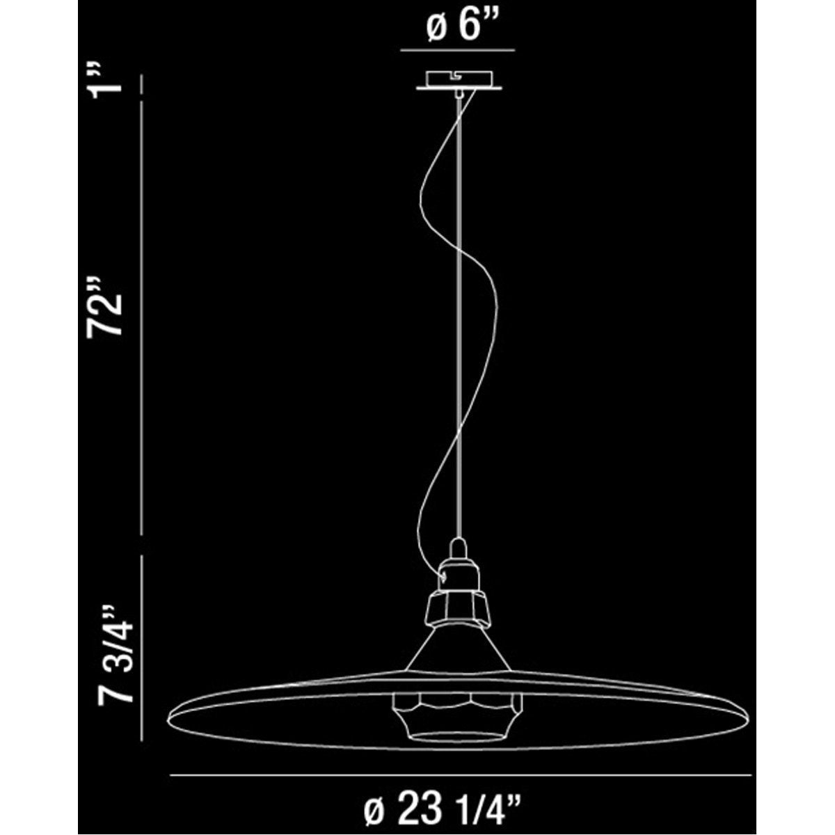 Eurofase DESIGNWL2017 Legend 1-Light Small Pendant