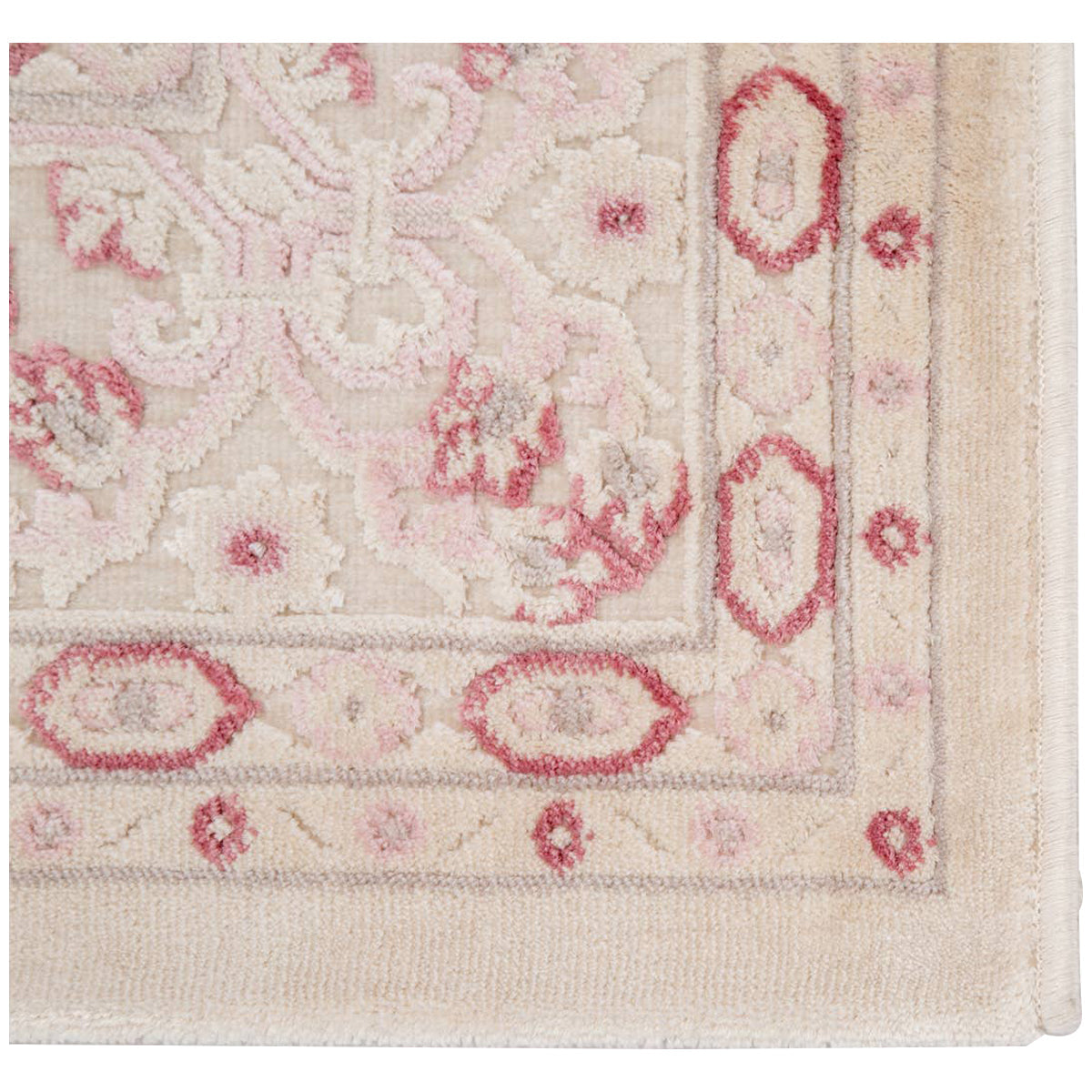 Jaipur Fables Regal Damask Ivory Pink FB181 Rug