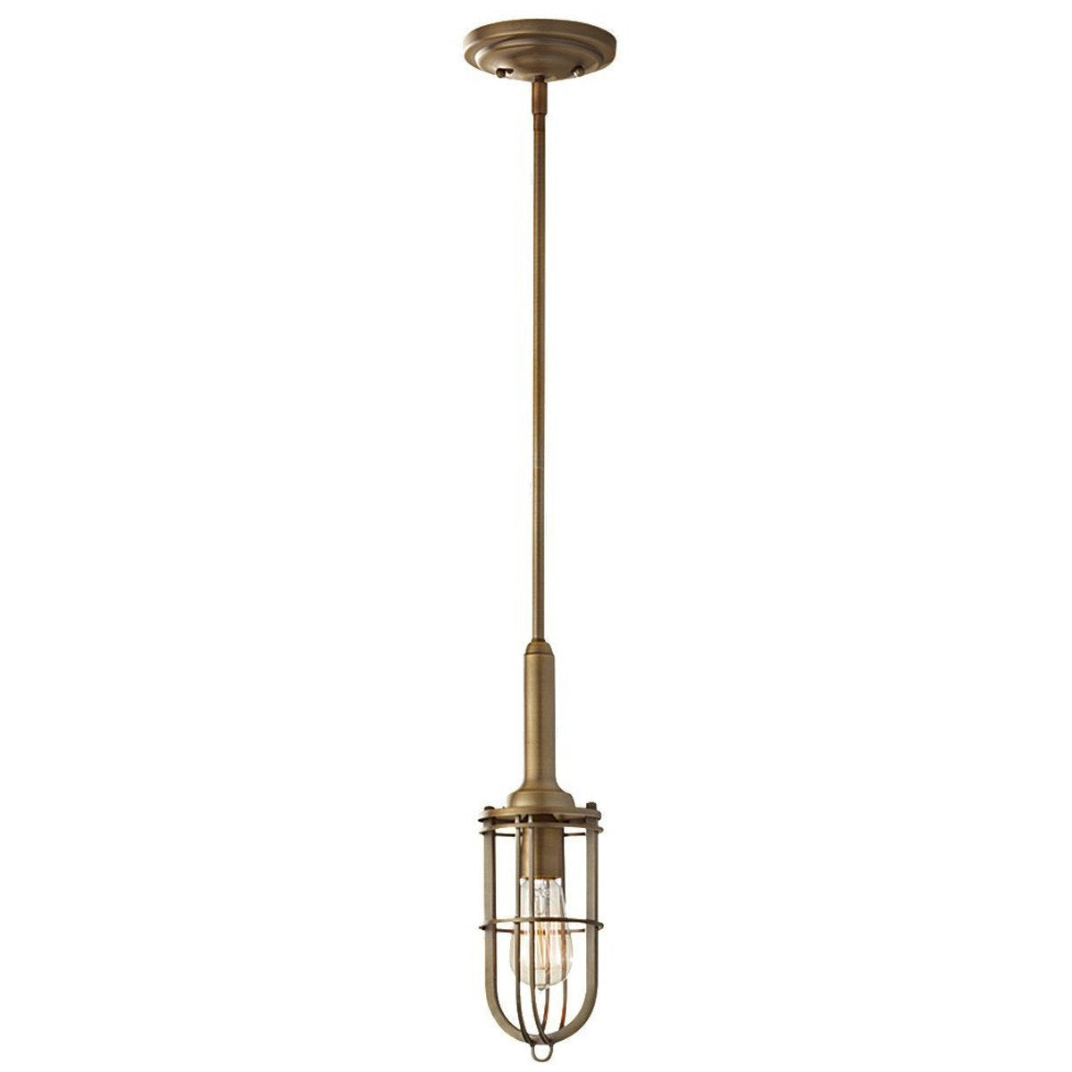 Feiss Urban Renewal 1 Light Bronze Patina Mini Pendant