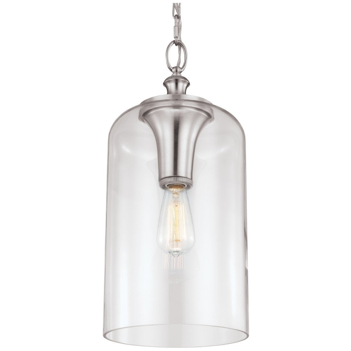 Feiss Hounslow 1 Light Clear Glass Pendant