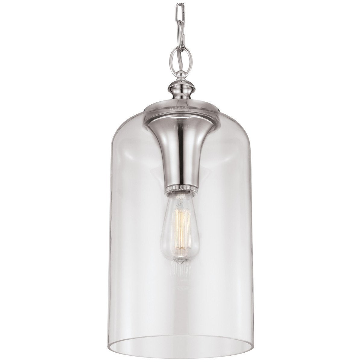 Feiss Hounslow 1 Light Clear Glass Pendant