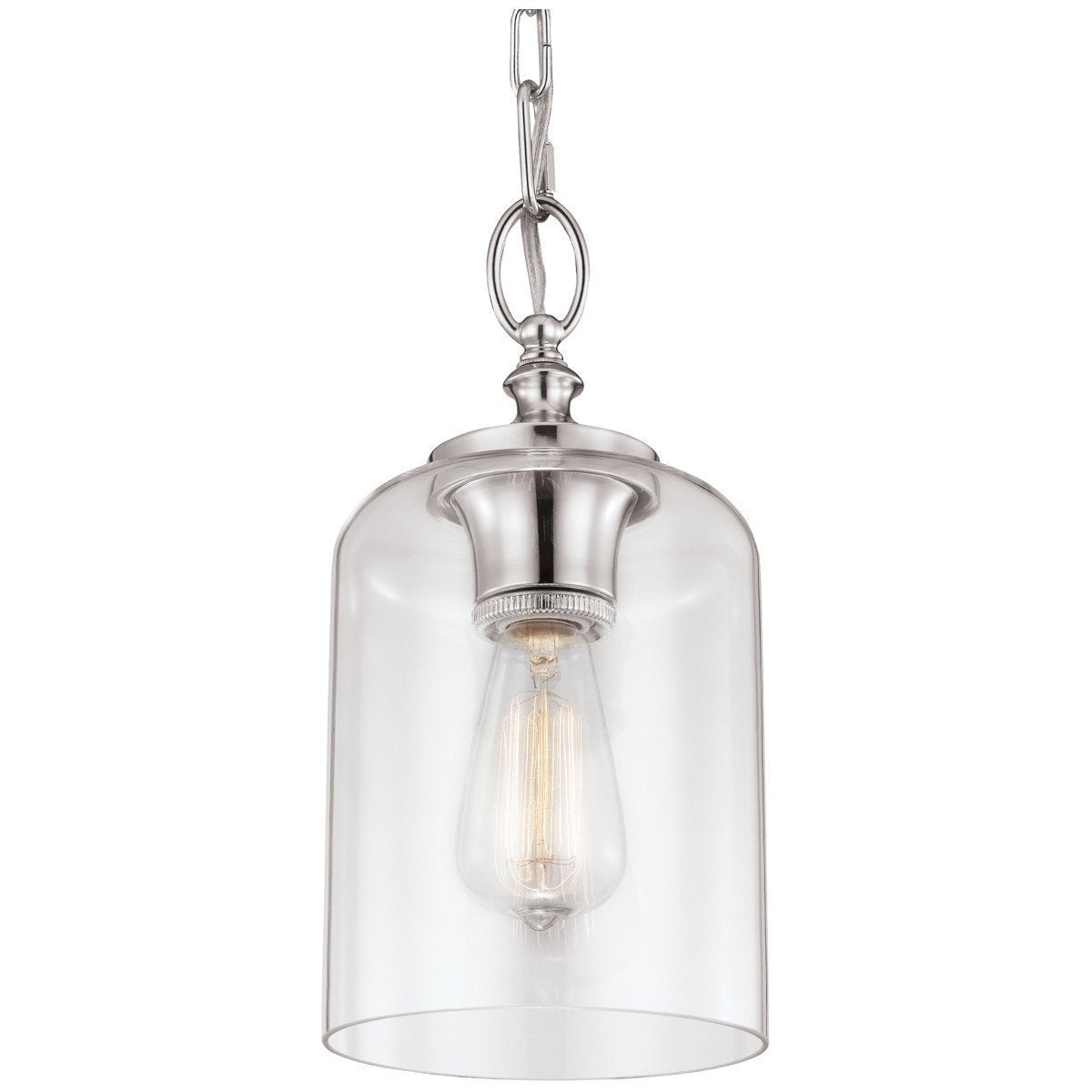 Feiss Hounslow 1 Light Clear Glass Pendant