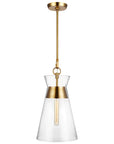 Feiss Atlantic 1-Light Clear Pendant