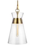 Feiss Atlantic 1-Light Clear Pendant