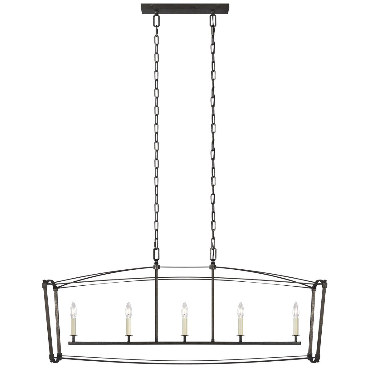 Feiss Thayer 5-Light Linear Chandelier