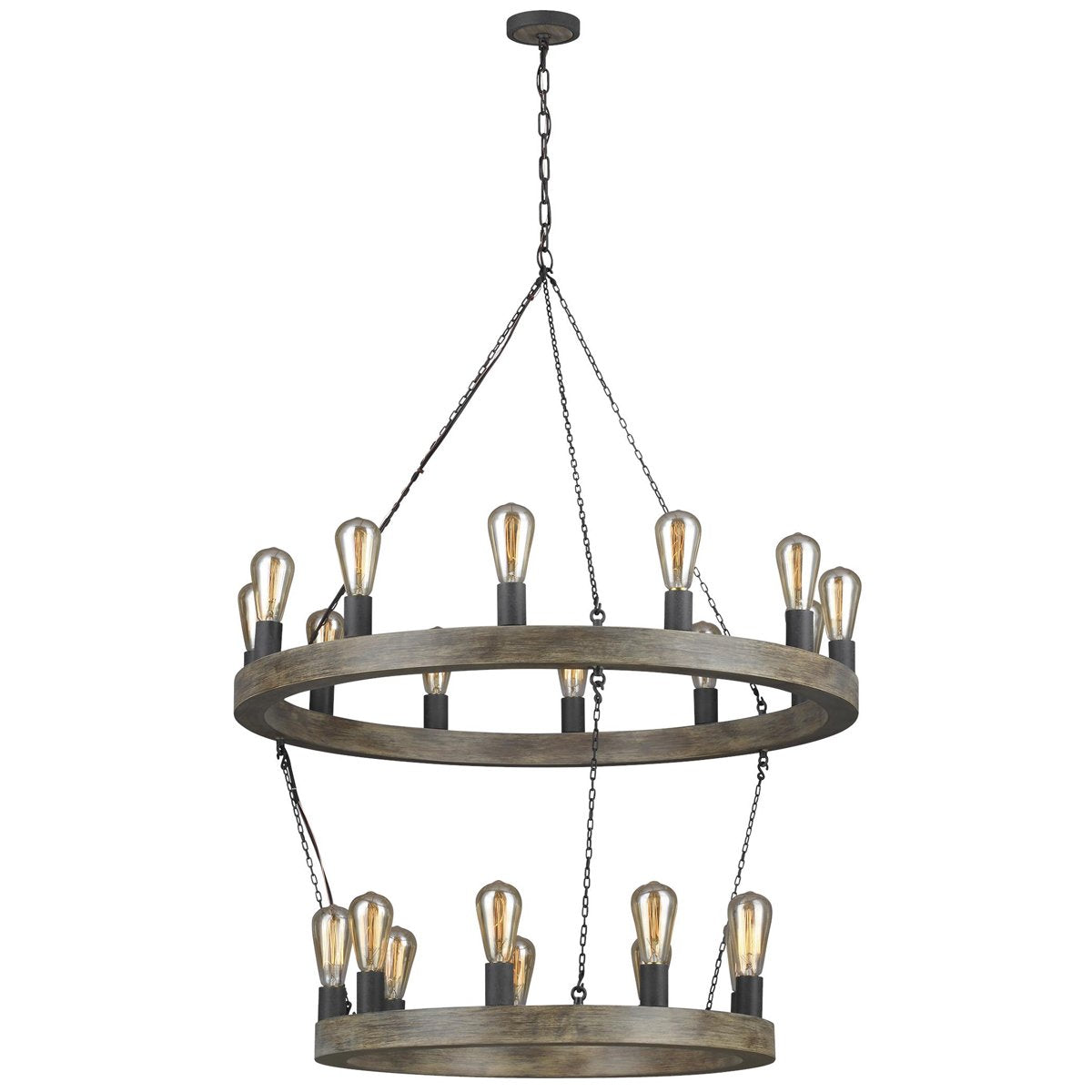 Feiss Avenir 21-Light Two-Tier Chandelier