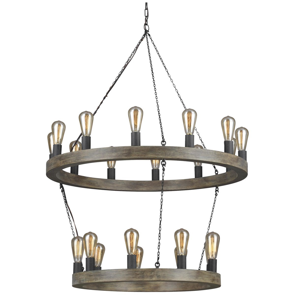 Feiss Avenir 21-Light Two-Tier Chandelier