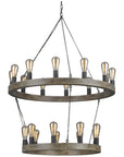 Feiss Avenir 21-Light Two-Tier Chandelier