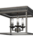 Feiss Woodruff 3-Light Flush Mount