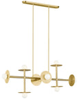 Feiss Nodes 8-Light Linear Chandelier