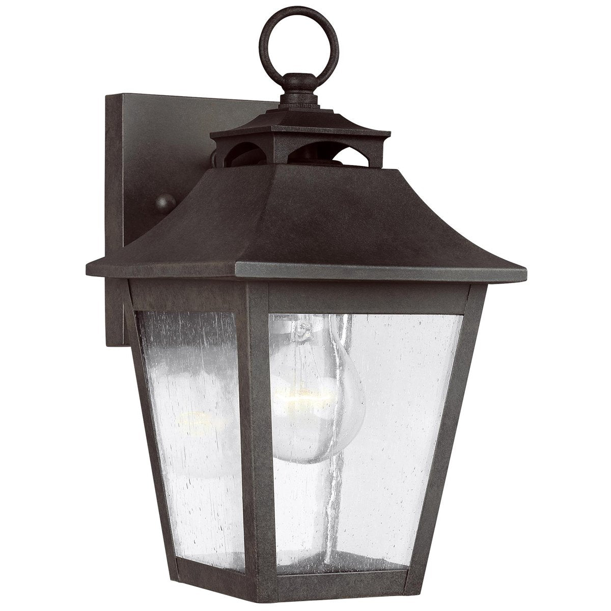 Feiss Galena 1-Light Sable Wall Lantern