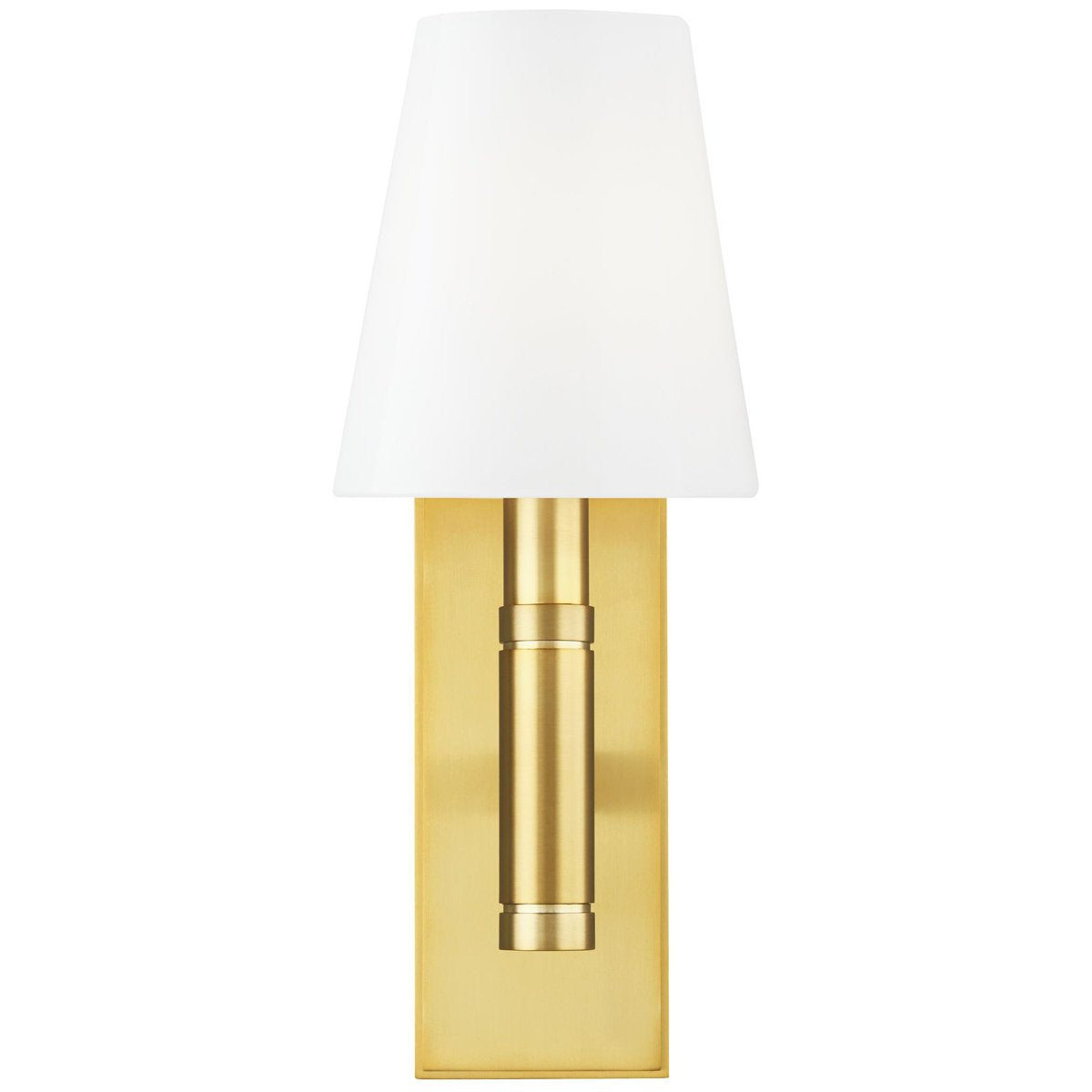 Feiss Beckham Classic 1-Light Milk White Wall Sconce