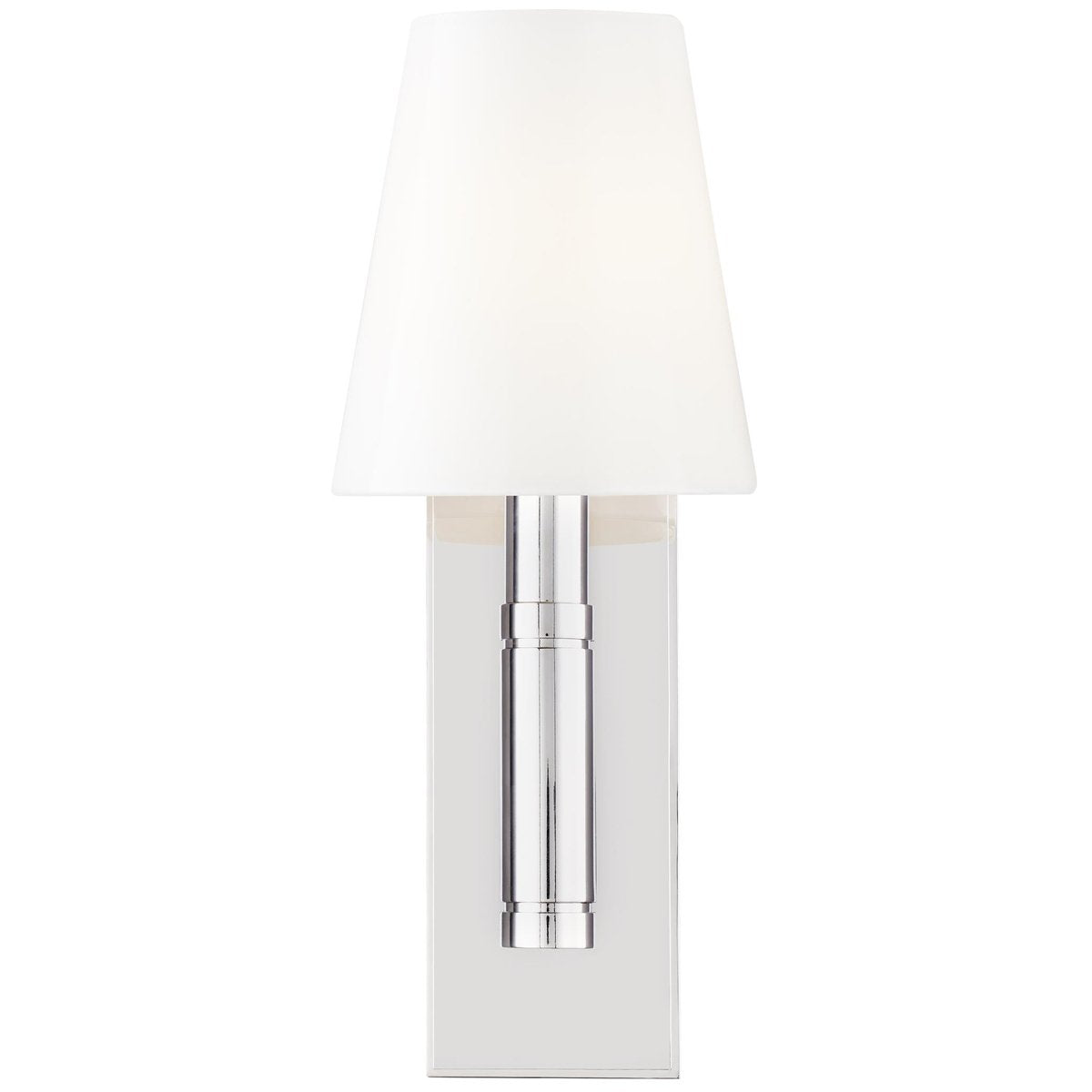 Feiss Beckham Classic 1-Light Milk White Wall Sconce