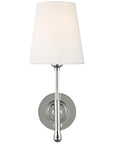 Feiss Capri 1-Light White Linen Wall Sconce