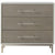 Sonder Living Alice 3-Drawer Nightstand in Grey and Light Bronze