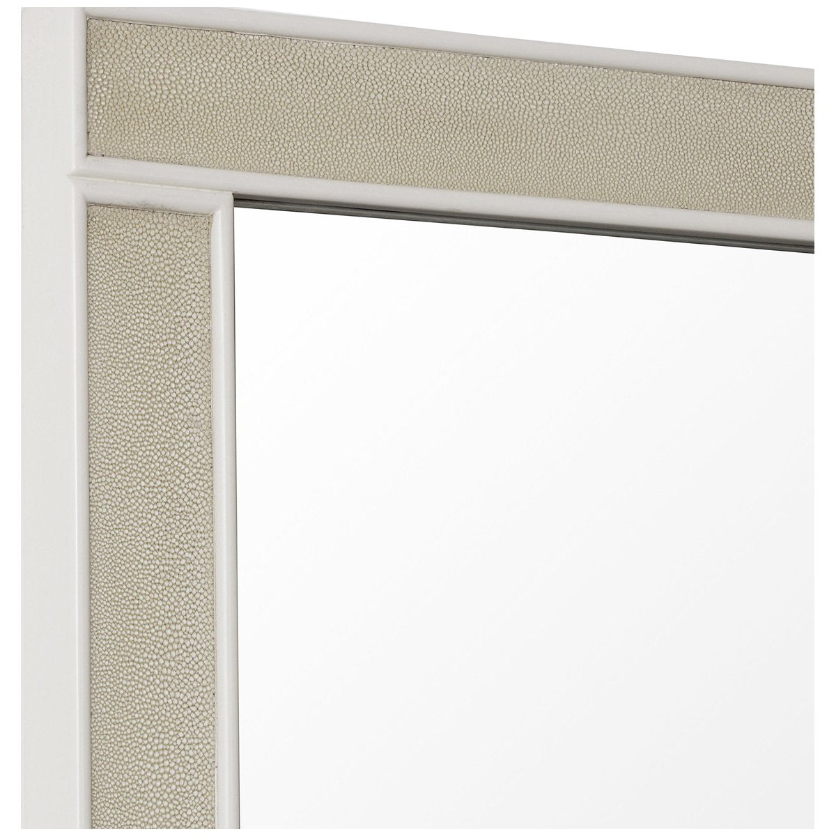 Sonder Living Alice Emboss Faux Shagreen Rectangle Mirror