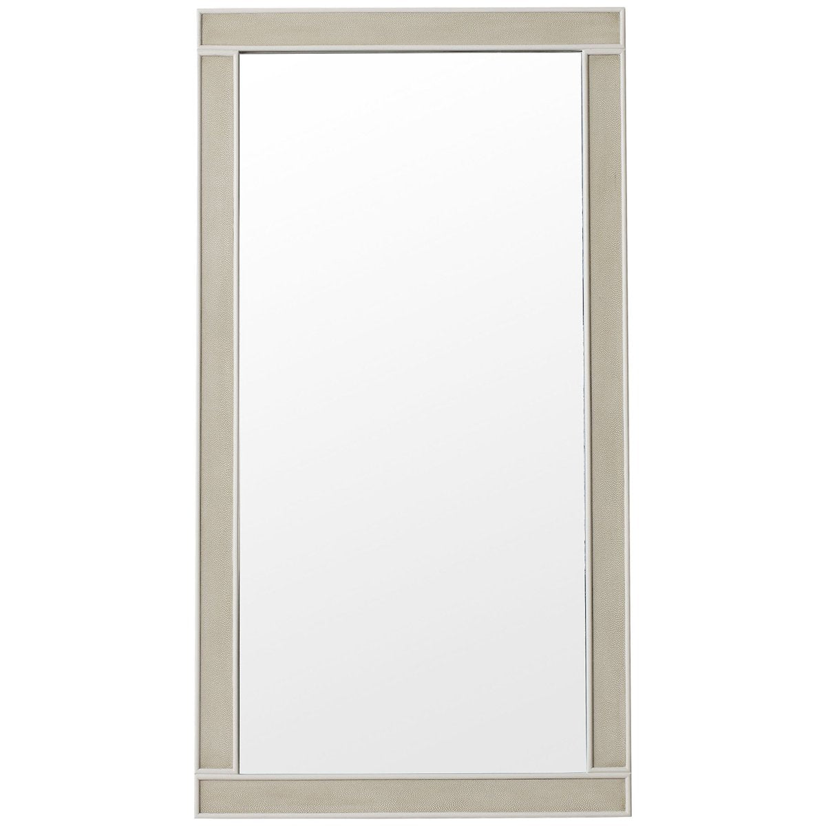 Sonder Living Alice Emboss Faux Shagreen Rectangle Mirror