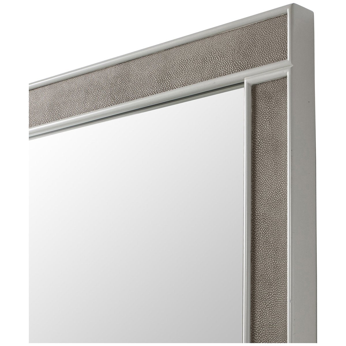 Sonder Living Alice Emboss Faux Shagreen Rectangle Mirror