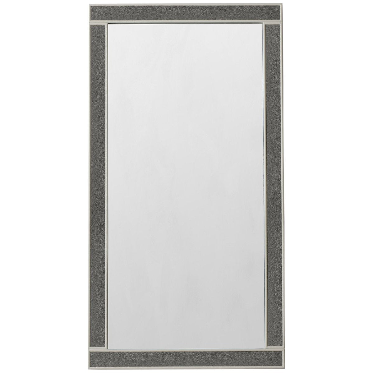 Sonder Living Alice Emboss Faux Shagreen Rectangle Mirror