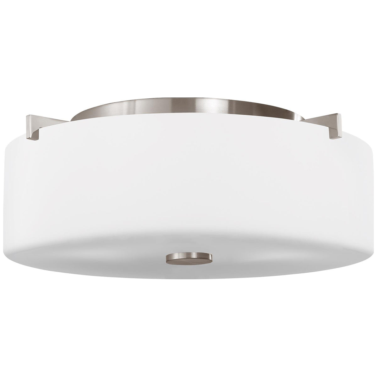 Sea Gull Lighting Sunset Drive Small 2-Light Flush Mount with Bulb