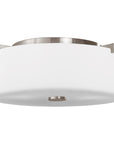 Sea Gull Lighting Sunset Drive Small 2-Light Flush Mount with Bulb