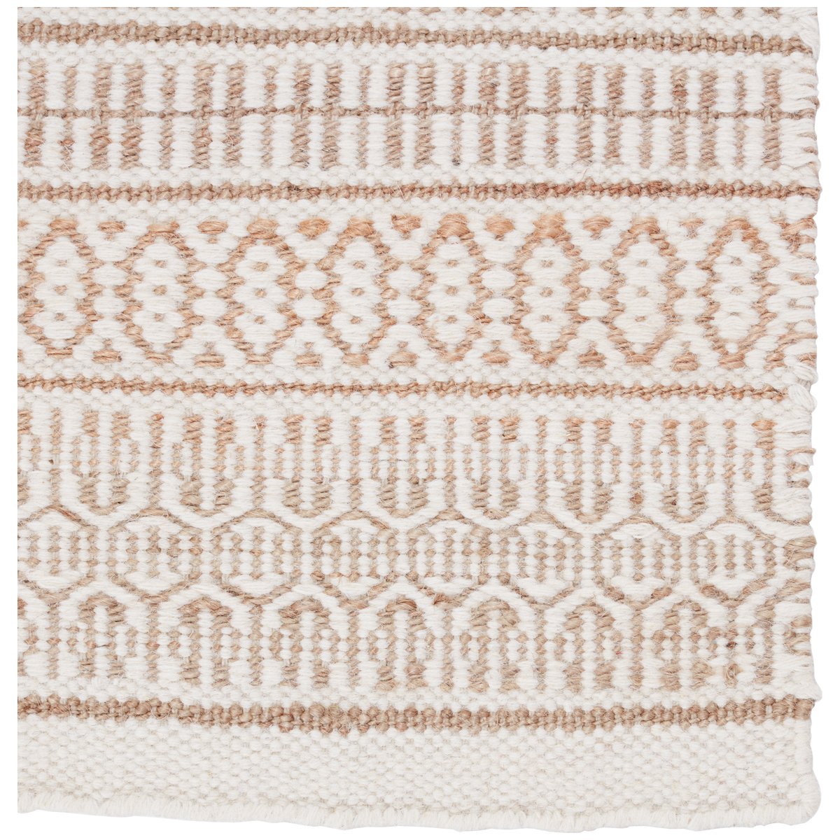 Jaipur Fontaine Galway Trellis Tribal Beige Ivory FNT01 Rug