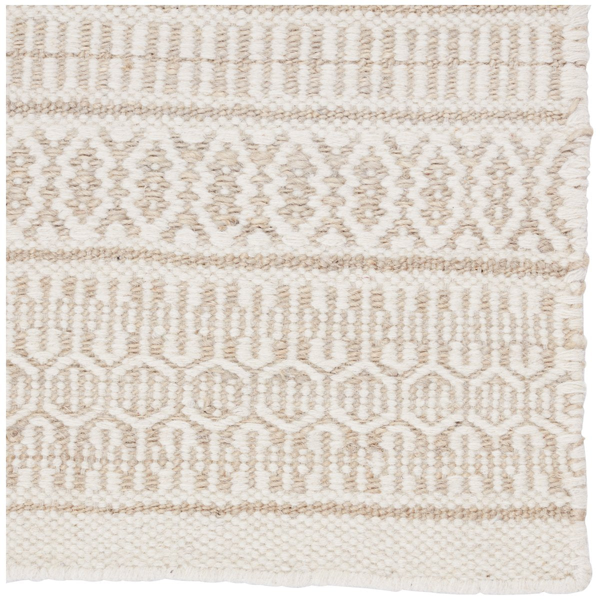 Jaipur Fontaine Galway Trellis Tribal Ivory Cream FNT02 Rug