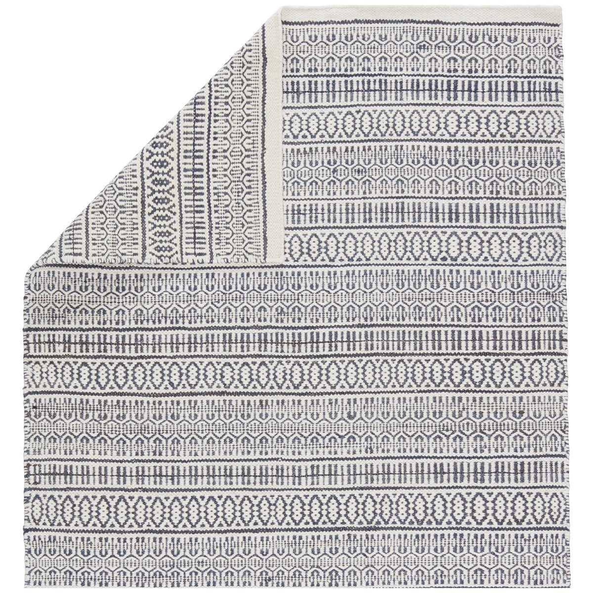 Jaipur Fontaine Galway Trellis Tribal Slate Ivory FNT03 Rug