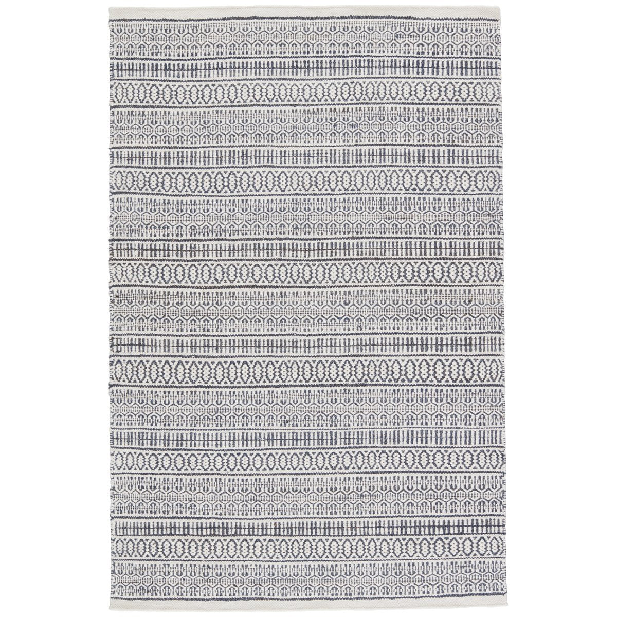 Jaipur Fontaine Galway Trellis Tribal Slate Ivory FNT03 Rug