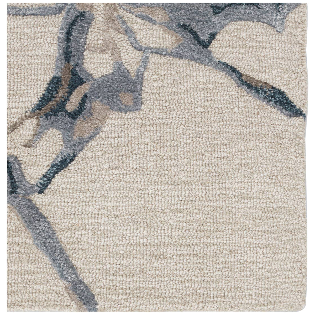 Jaipur Fragment Shattered Abstract Light Gray Blue FRG02 Area Rug