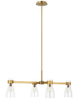 Feiss Aerin Moritz 4-Light Linear Chandelier