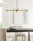 Feiss Aerin Moritz 4-Light Linear Chandelier