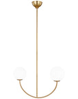 Feiss Aerin Galassia 2-Light Linear Chandelier