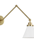 Feiss Wellfleet Double Task Sconce