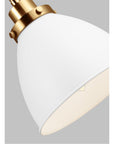 Feiss Chapman Wellfleet Double Arm Dome Task Sconce